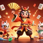 Experience thrilling gameplay with Oxbet, featuring vibrant 3D illustrations of kabuki characters in a casino scene.