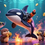 Experience QS88's vibrant 3D underwater casino scene with dynamic characters and gaming elements.