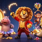 Experience thrilling gameplay at KO66 with vibrant casino-themed characters and breathtaking visuals.