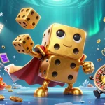 Experience thrilling games at ACB8 com with dynamic visuals of a lively casino scene.
