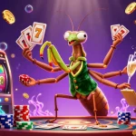 Experience dynamic slot action with a vibrant scene featuring colorful slot reels and lively characters.