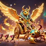 Engage in thrilling gameplay at zo win with exciting games and vibrant visuals in a casino-inspired illustration.
