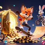 Experience the thrill of vipph with dynamic casino settings featuring animated characters in a lively online gaming environment.
