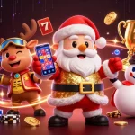 Experience thrilling wins at 9 bet with festive characters in an ultra-detailed casino scene.