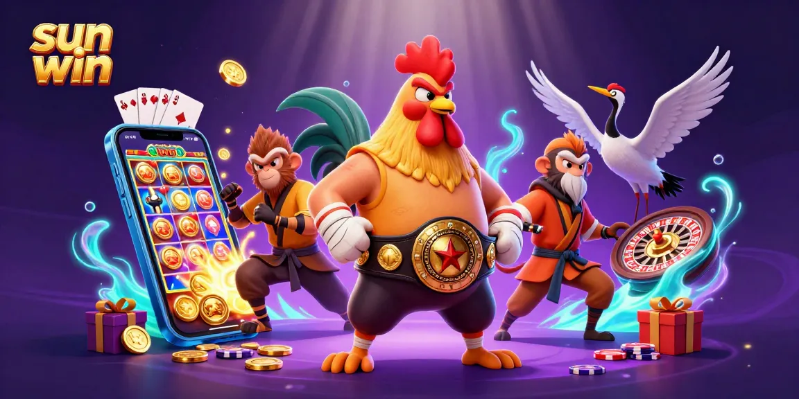 Experience thrilling gameplay with sun win featuring dynamic casino characters and exciting game elements.