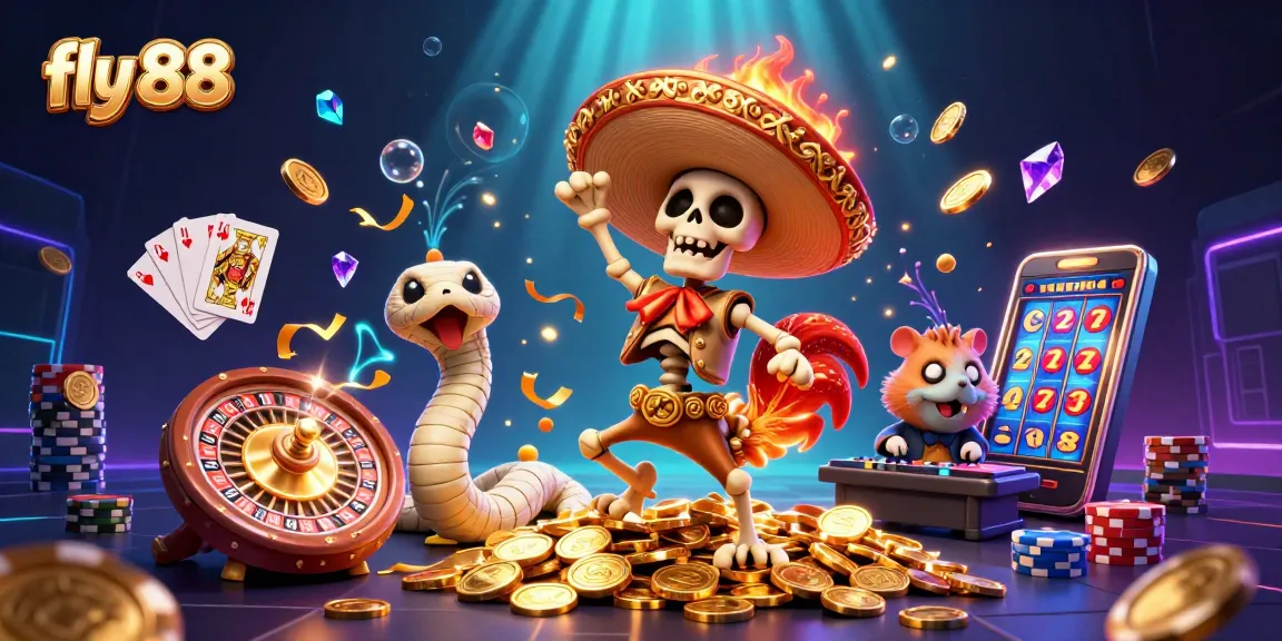 Try your luck at fly 88 with vibrant games featuring cash and golden coins