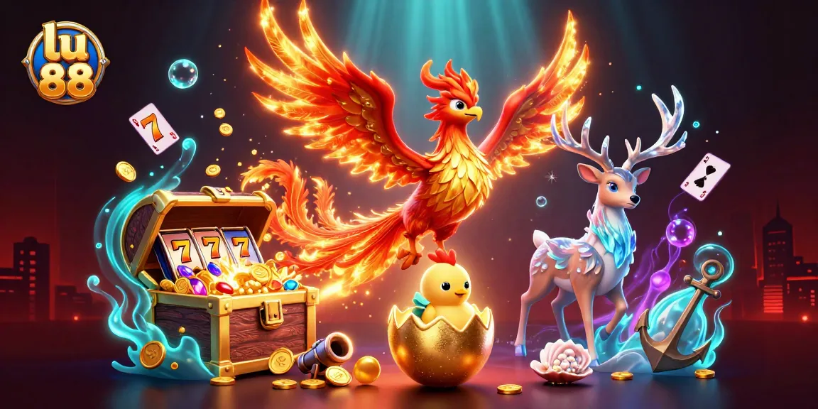 Experience exciting wins at lu 88 with dynamic slots and a mythical scene.