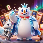 Engage with thrilling sunwin game bài đổi thưởng in this vibrant 3D casino illustration with dynamic elements.