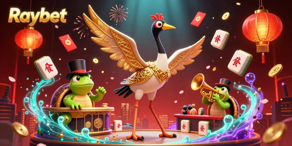 Spin lucky reels at Raybet with vibrant gaming elements and festive characters.