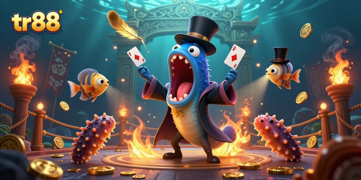 tr88 offers a magical gaming experience with vibrant underwater characters and immersive casino elements.