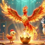 Immerse in hay win's captivating casino world with phoenix characters and vibrant gaming elements.