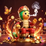 Experience the excitement of gambling online with link ok9, featuring vibrant casino illustrations.