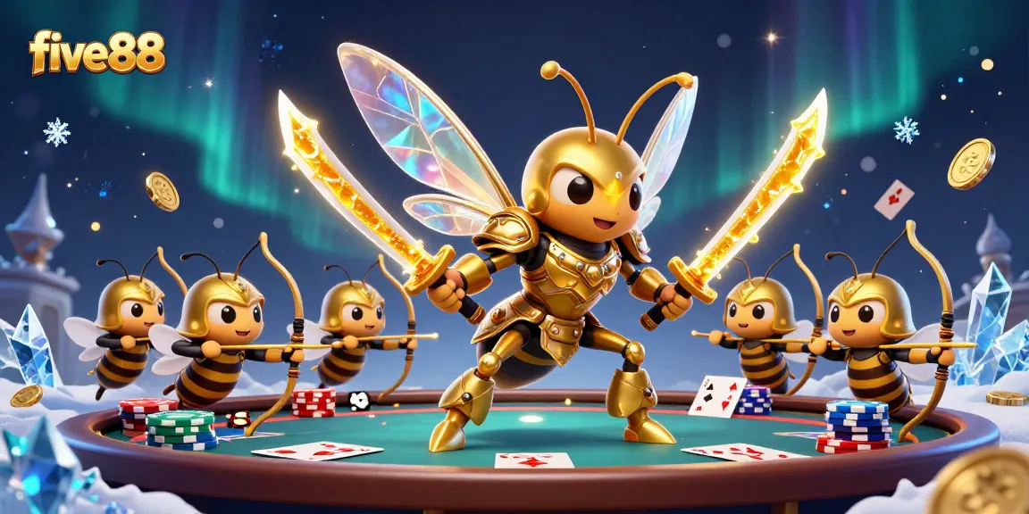Experience dynamic poker action with five88's cartoon characters and thrilling game elements.