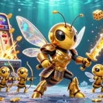 Nohuwin offers an exciting casino experience with vibrant slot machines and captivating gaming elements.