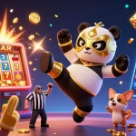 RR99 offers exciting jackpot wins and thrills in a packed casino atmosphere with colorful elements.