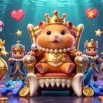 Experience go 99 with our unique casino game featuring a golden hamster king in a vibrant underwater scene.