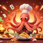 Engage with SV388 casino adventures, featuring colorful characters amidst thrilling slot games and iconic gambling elements.