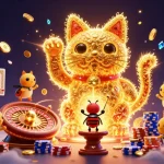 Engaging leadership articles illustrated by vibrant casino-themed characters and elements.