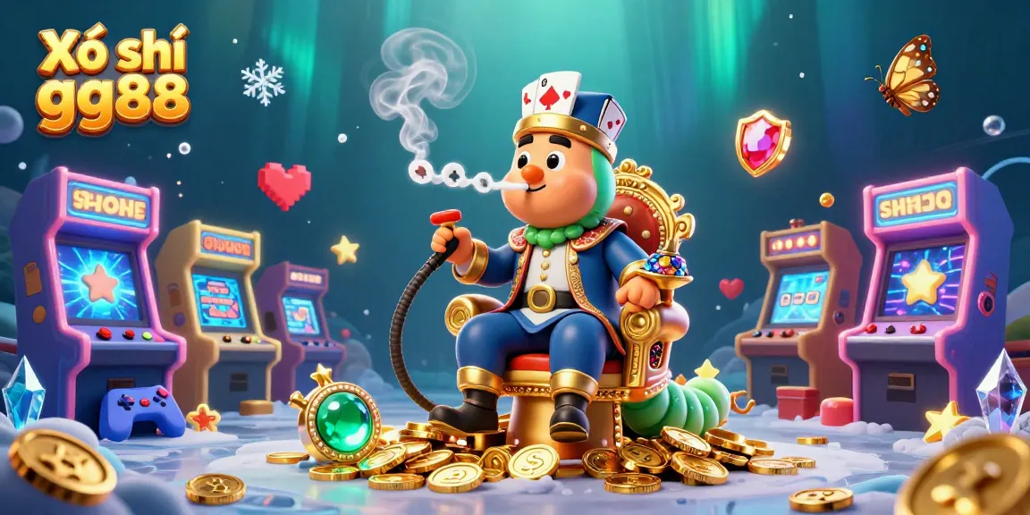 Xổ Số gg88 captures thrilling online lottery action with vibrant gaming elements and engaging characters.