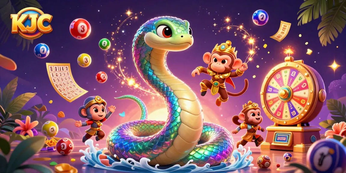KJC engages players with vibrant lottery balls and a dynamic 3D gaming experience.