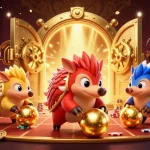 Mobamonster rivals rolling through poker chips, showcasing dynamic casino action and excitement.