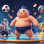 Experience excitement with new88 as the fugu and friends celebrate in an underwater sports betting arena.