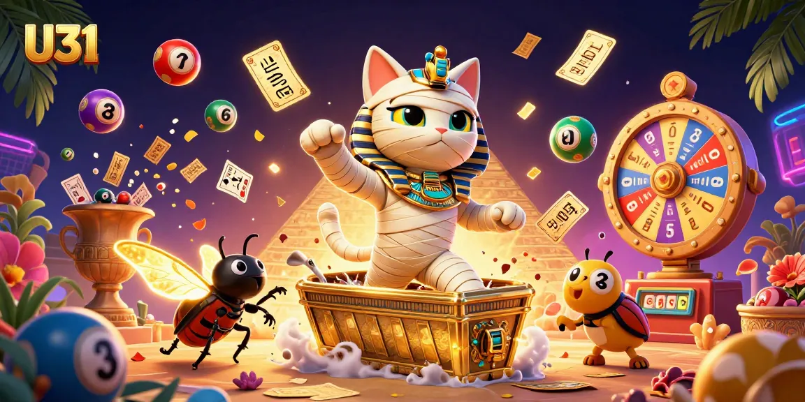 Experience thrilling gameplay and massive wins with U31's vibrant casino adventure featuring unique characters and dynamic elements.
