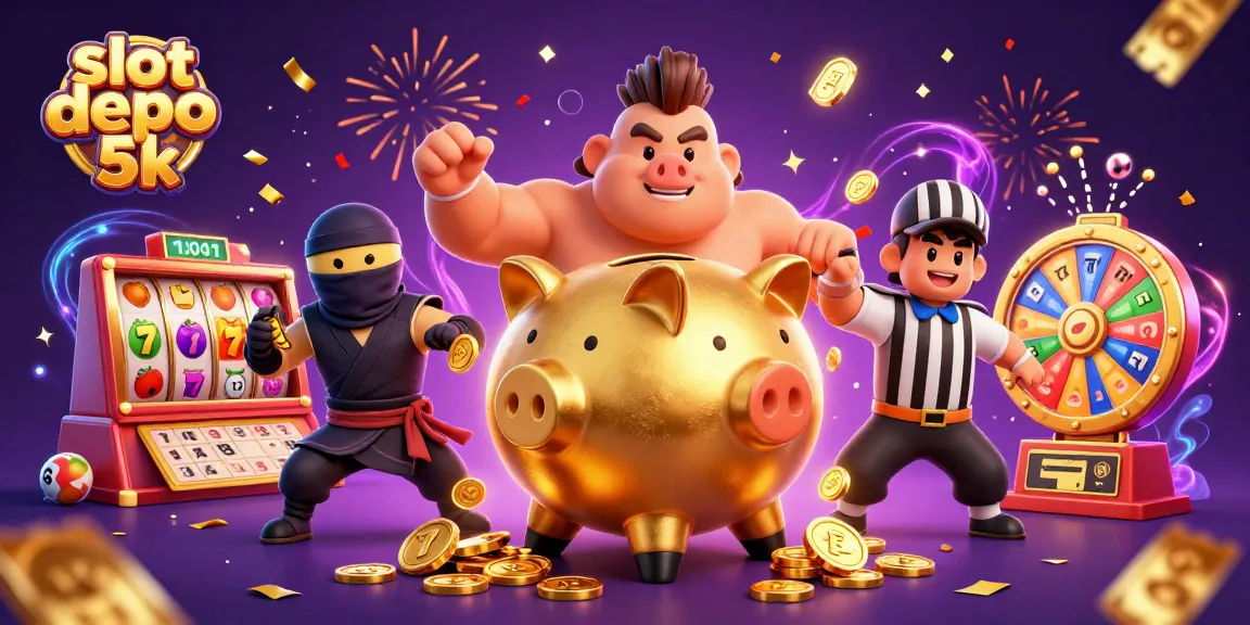 Engage in the excitement of slot depo 5k with animated characters and dynamic elements enhancing the gaming experience.