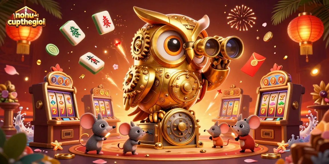 Nohucupthegioi immerses players in a vibrant casino scene with charming characters and exciting game elements.