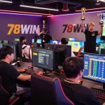 78win online gaming arena filled with engaged players experiencing exciting betting activities.