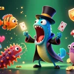 Engage with exciting games at playgamebanca featuring a magical undersea casino scene.