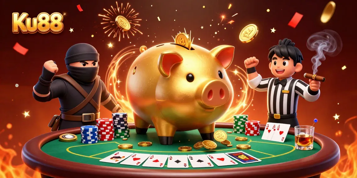 Experience thrilling gameplay at Ku88 with vibrant characters and exciting poker action.