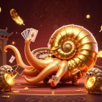 Engage with kubet39 by enjoying a vibrant 3D illustration showcasing a giant nautilus as a casino theme.